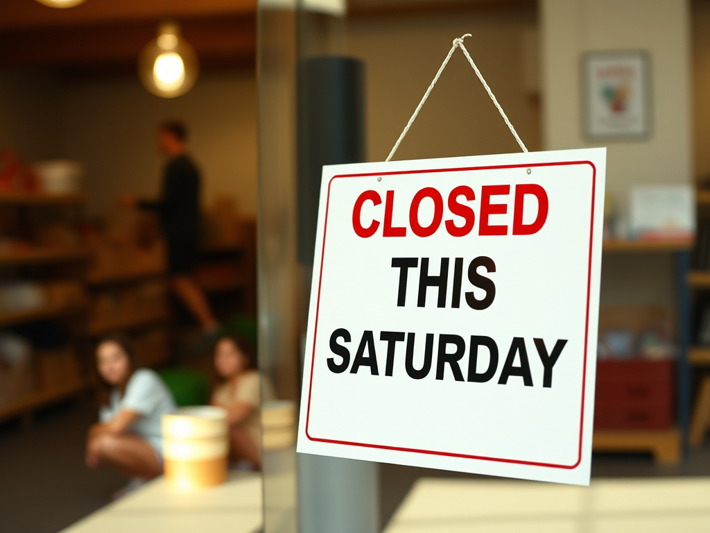 East County Food Pantry will be closed Saturday February 15th
